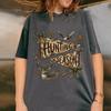 Hunting Season Tshirt Retro Hunting Deer Duck Turkey T-shirt Outdoors Vintage Washed Cotton Short Sleeve T Shirt High Quality