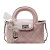 Premium trendy diamond chain bag women's 2025 new spring and summer fashion handbag commuter shoulder messenger bag