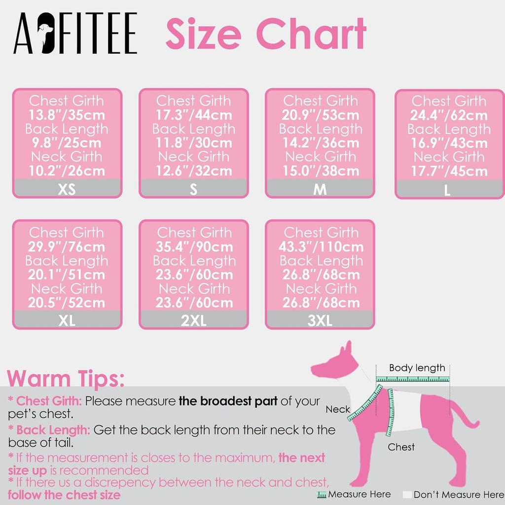 AOFITEE Dog Coat for Large Dogs, XXXL Dog Winter Jacket with Harness Built in, Turtleneck Cold Weather Coat for Extra Large Dogs, Reflective Pet