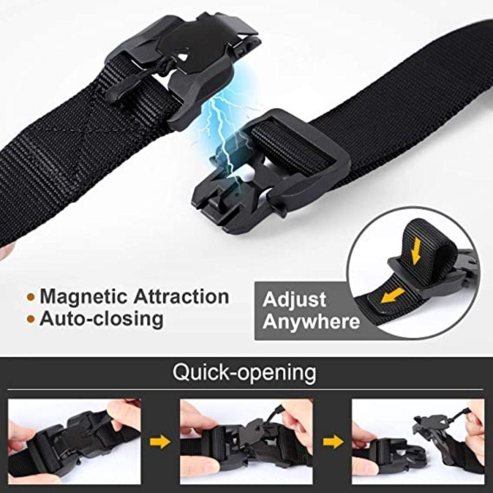 Adjustable Canvas Belt Elastic Waist Belts Durable Jeans Waistband  Belt Accessories