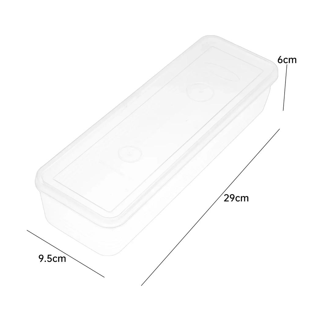 1/5pcs Fresh Box Refrigerator Storage Boxes Scallions Food Container with Lid Food Cold Container Kitchen Sealed Storage Box