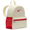 Nike Brasilia Heritage 11L Fashionable Versatile Simple Polyester Mini Backpack Kids backpack Cream Red FZ7222-113