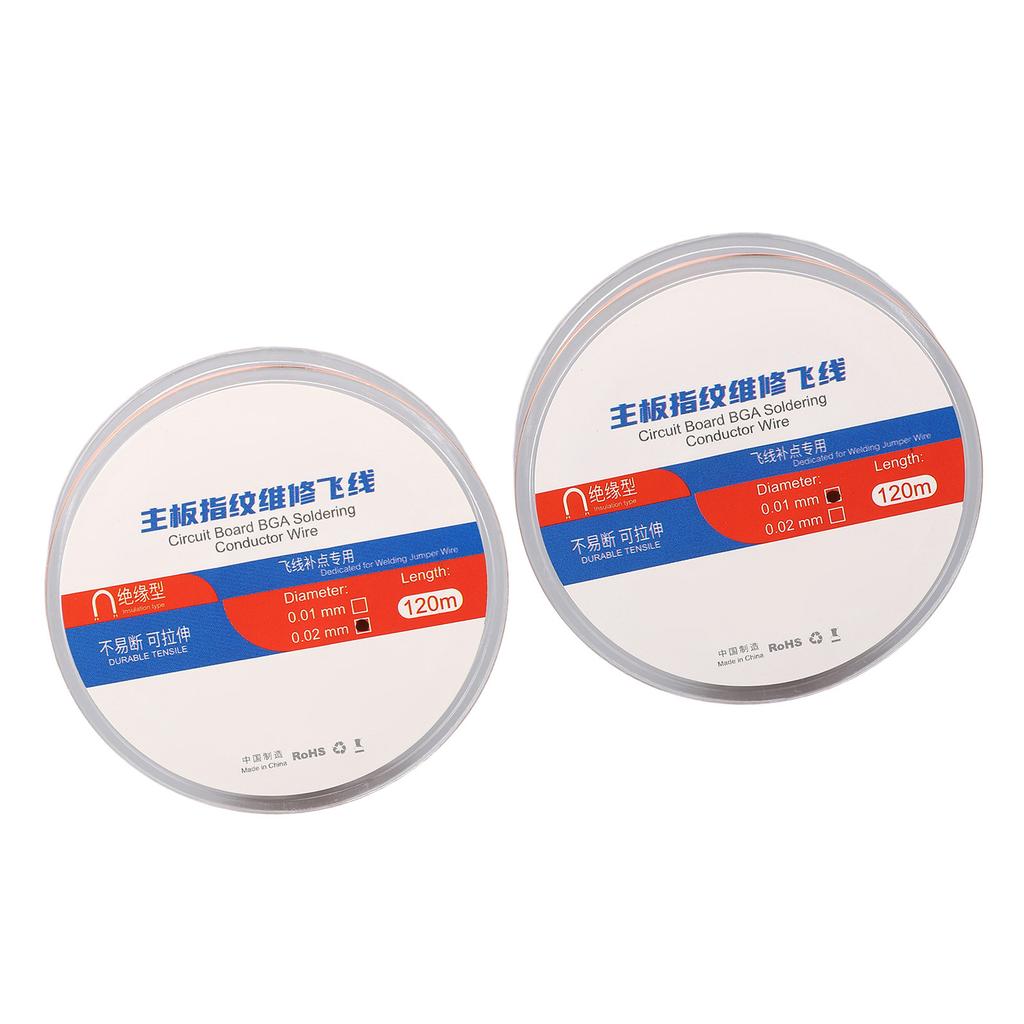 Phone Chip Conduction Wire 120m Insulated Cell Phone Motherboard Fingerprint Jump Wire