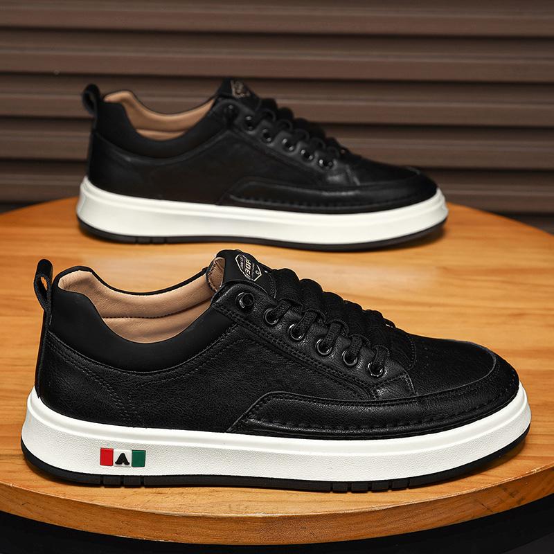

Men s shoes sports shoes student shoes high quality casual board shoes 44 чорний