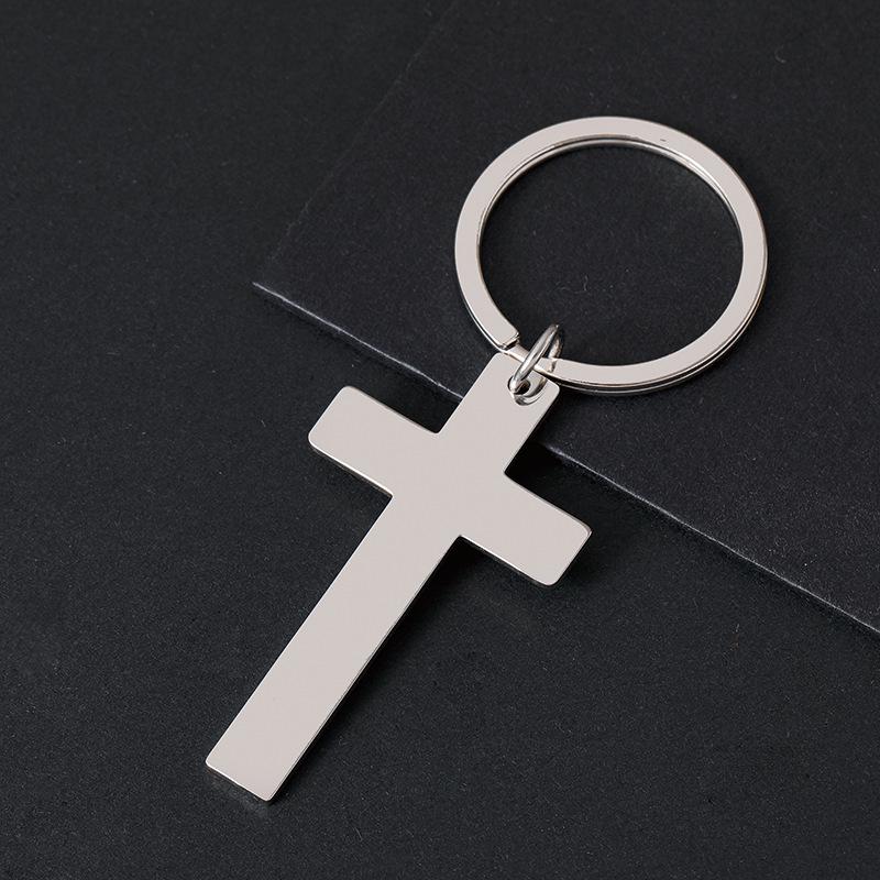 Stainless Steel Engravable Tag Pendant Keychain - Festival Gift