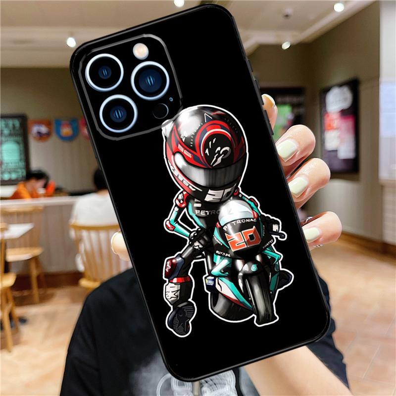 Fabio Quartararo 20 Hülle Für iPhone 16 15 11 12 13 14 Pro Max XS XR X 7 8 Plus 12 13 Mini Weiche Hülle
