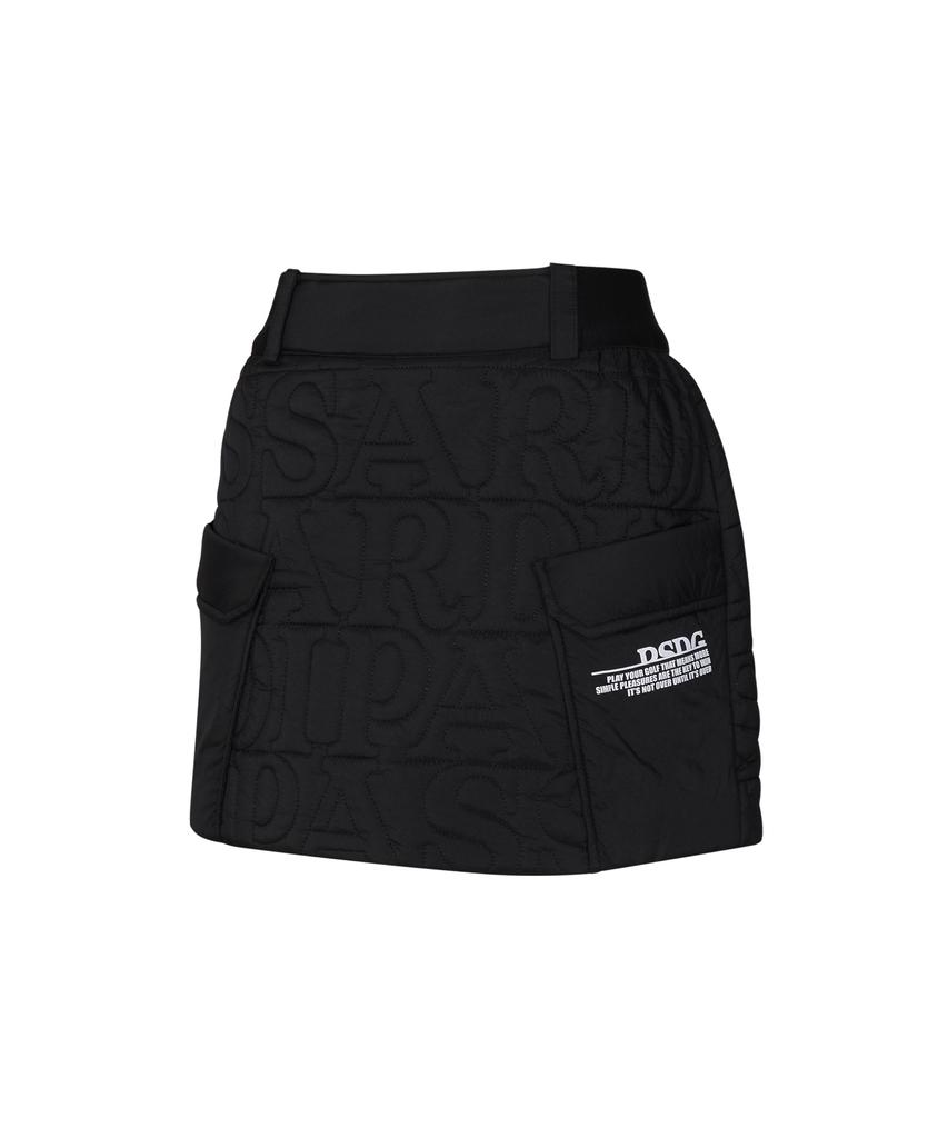 Pasadigolpeu Logo Quilted Skirt