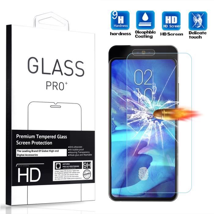 [1 pack] film de protection d'écran verre trempé pour samsung galaxy a80 (6.7")