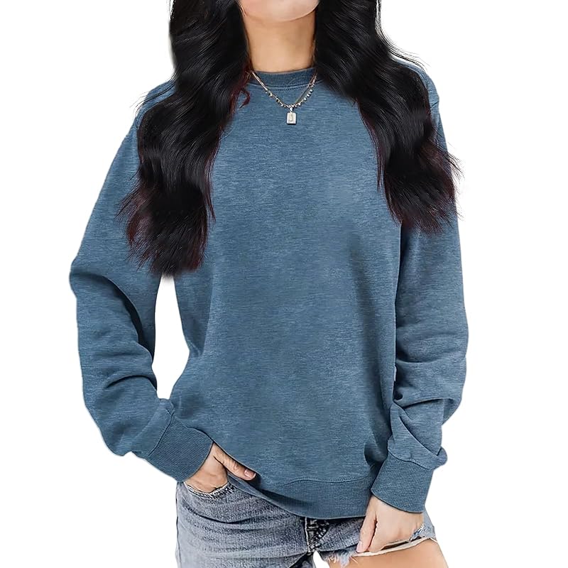 

[MEME XTRA] basic trainer ladies spring and autumn Thin cotton crew neck long sleeve sweatshirt tops Relaxing casual body shape cover Adult cute