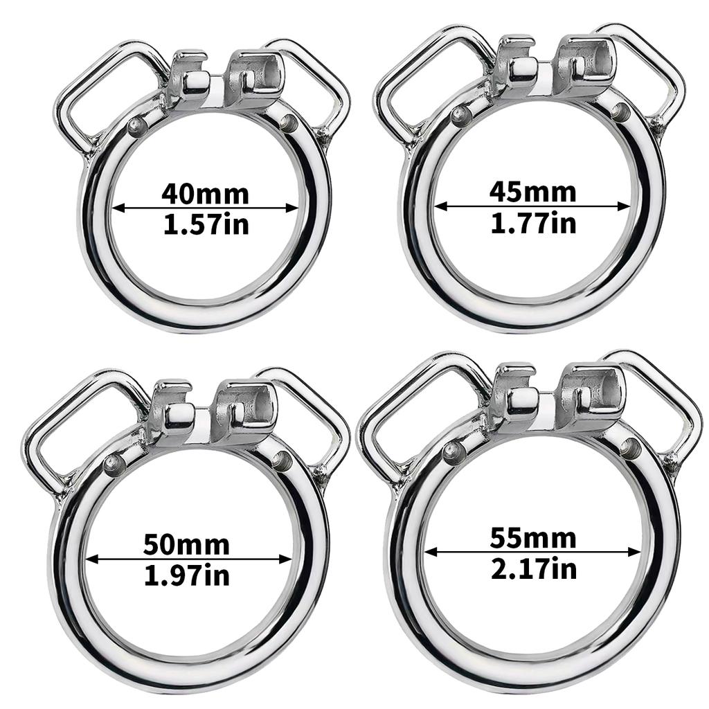 Chastity Cage with 13cm Silicone Dildo for Sissy New Metal Chastity Lock with Dildos Anti Cheating Sex Toys BDSM Male Sex Toys
