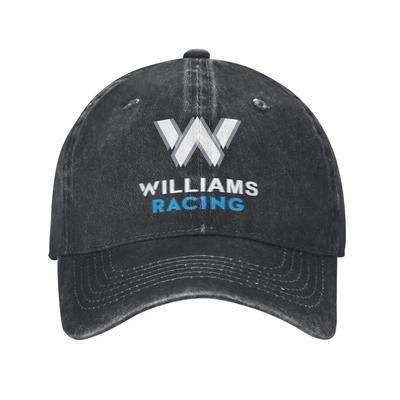 Gorra de Béisbol Williamsd Racing Team Algodón Desgastado Ropa para la Cabeza de Carreras de Coches para Hombres Mujeres Exterior Verano Gorras Suaves sin Estructura Gorra
