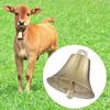 4Pcs Copper Cow Sheep Bells - Loud Metal Grazing Bells for Livestock Pets and DIY Crafts