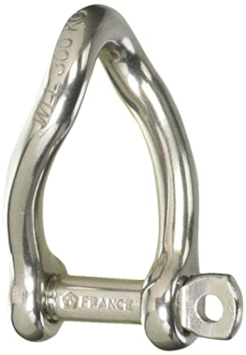 Wichard Twist Shackle, Stainless Steel, Pin Diameter 6mm, Breaking Strength 1.5t 322214
