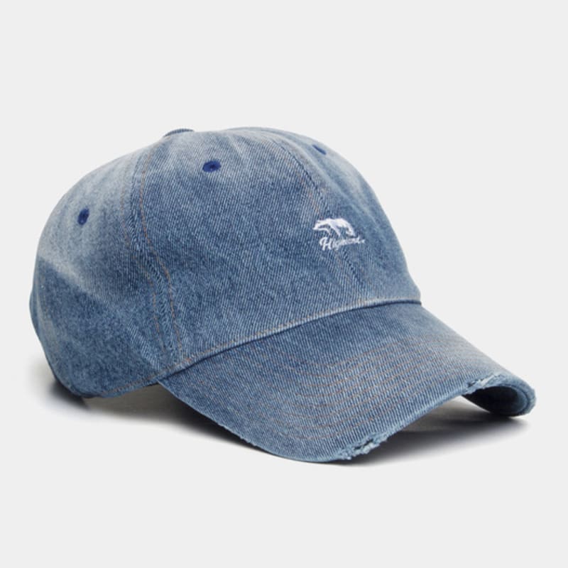 

PLATEAU Washed Ball Cap POLAR DENIM CAP BLUE FREE