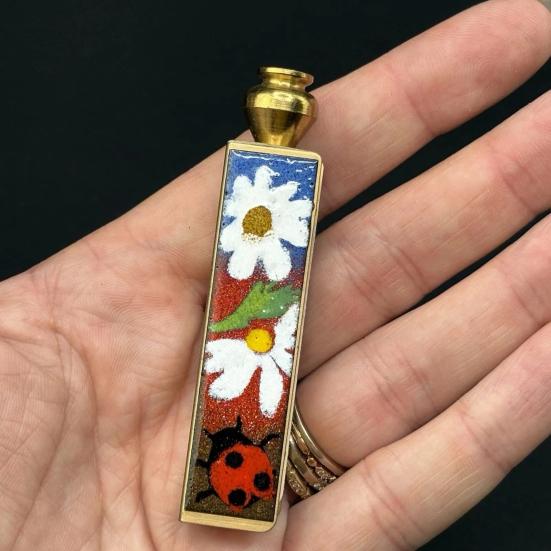 1/2/3Pcs Enamel Flower Brass Phone Book Handmade Vintage Chinese Style Mini Pocket Portable Floral Phone Directory Address Book Collectible Decoration