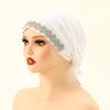 Fashion Shiny Rhinestone Cotton Modal Inner Caps Hat Women Muslim Hijab Underscarf Jersey Caps Islam Turban Female Headscarf