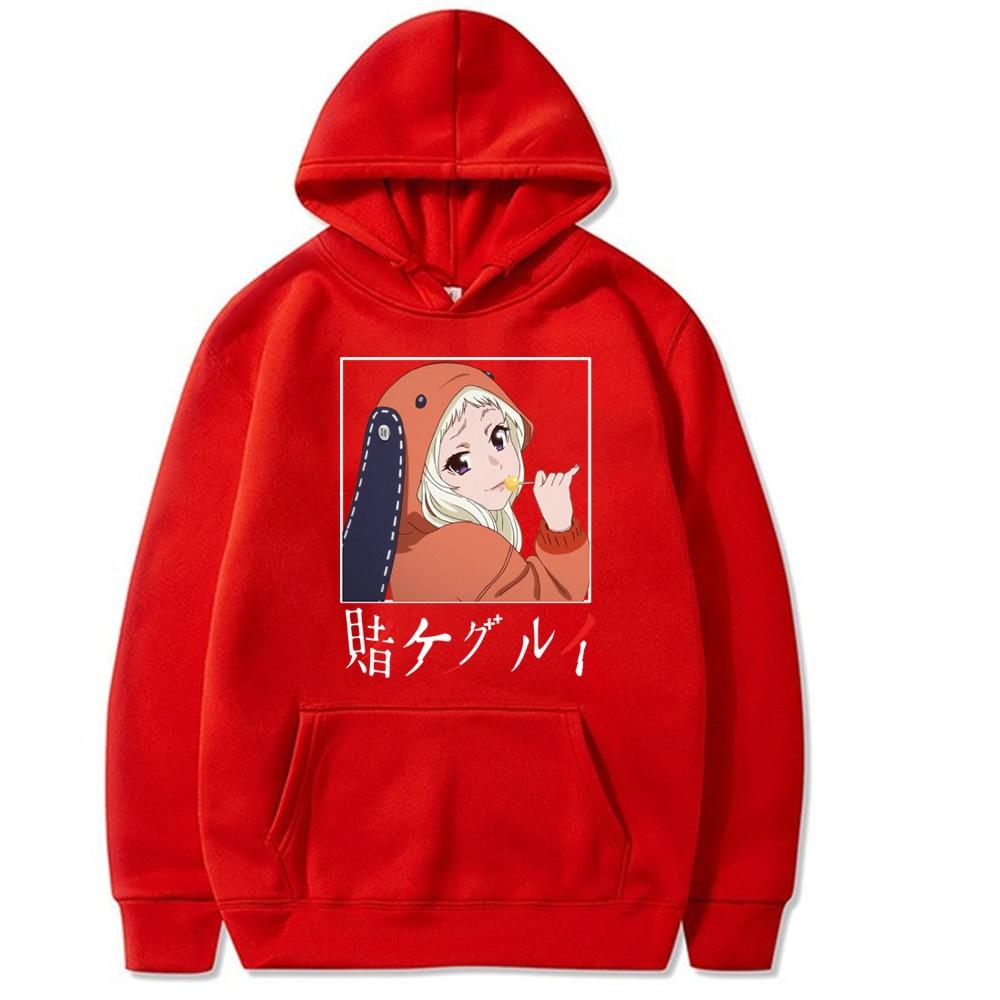 runa from kakegurui moletom com capuz