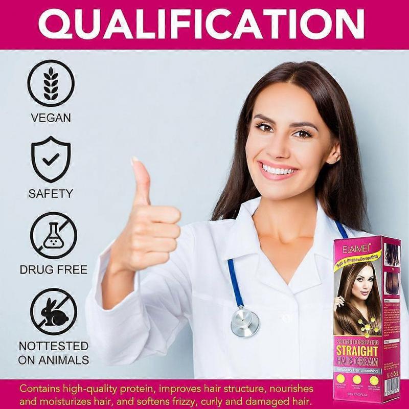 Protein Amino Acid Straight Hair Cream Natural and Smooth