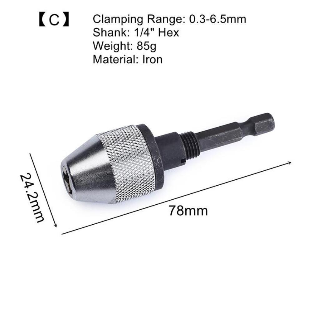 Alloy Drill Chuck Adapter Hex Shank Drill Bits Adapter New Hand Tool