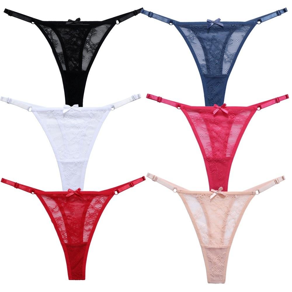 Thin Lace Mesh Thong Transparent Women Underwear Underpants T-Back Panties  Gifts