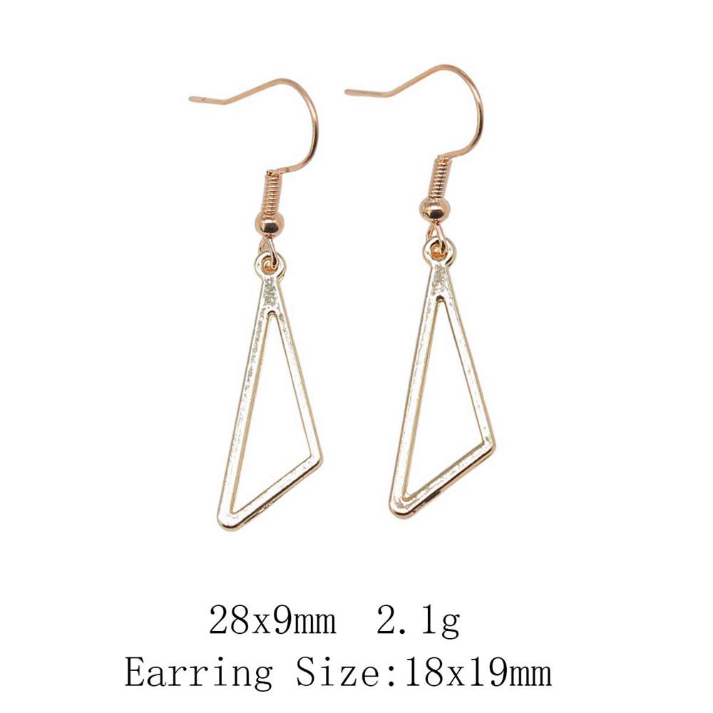 New Year's Day Earrings Women Geometric Water Drop Circle Drop & Dangle Earring Home Garden Party Earrings