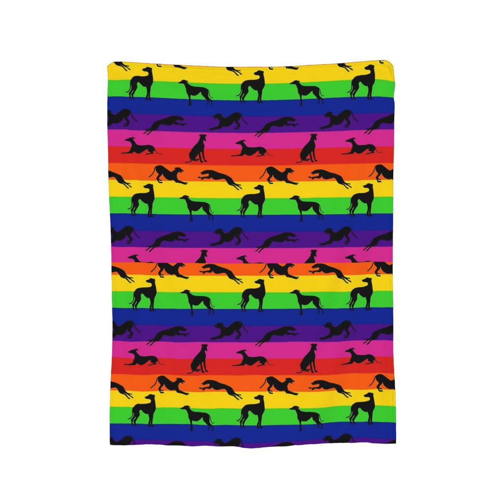 Summer Greyhound Fuzzy Blanket Skipworth Whippet Lurcher Dog Galgo Funny Throw Blankets for Home 200x150cm Quilt,