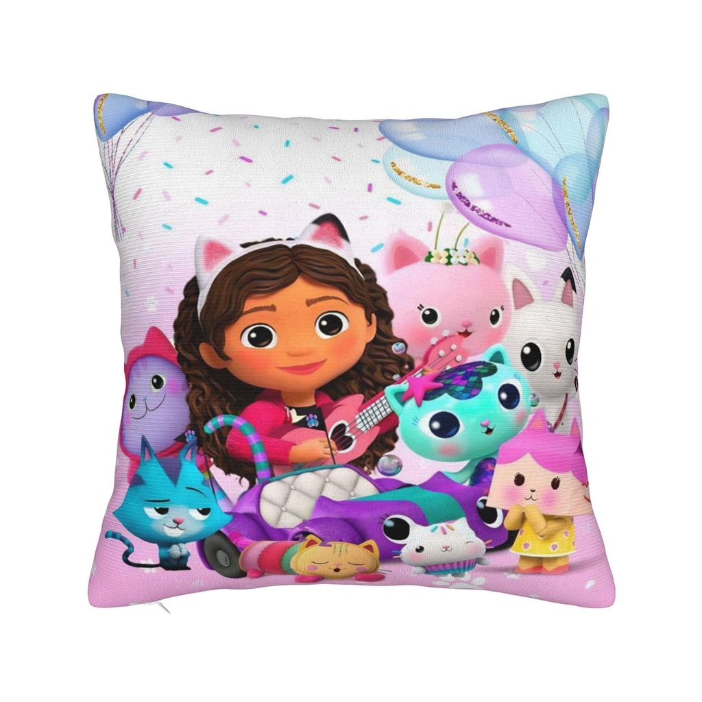 Decorative Pillow Covers G-Gabbys Girl Dollhouse Merch Living Room  Throw Pillow Case Cover Square Multi Size