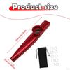 Kids Kazoo Flute Mouthpiece Dustcover Development Sense Diaphragms Musical Instrument