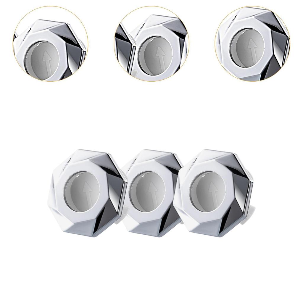 3 Pieces Sink Overflow Cover Basin Trim Vanity Overflow Ring