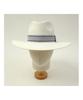 Yunibeosyeolkemiseuteuli Blue Mono Line Swing White Fedora Summer Fedora