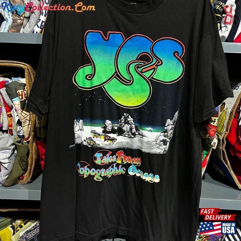 Yes Band T shirt Yes Rare Design Black Short Sleeve Unisex T shirt S5XL WA0554 XXXXL