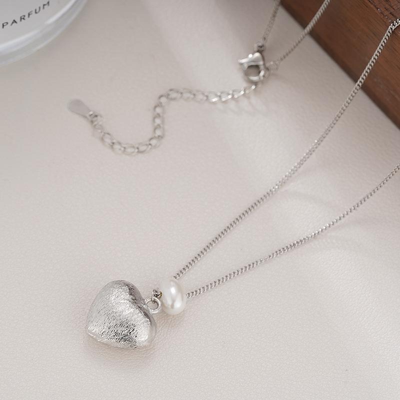 925 Sterling Silver Pearl Necklace for Women Girl Elegant Bohemia Office Cute Bead Jewelry Gift Dropshipping Wholesale