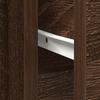 Sideboard with Drawer Brown Oak Effect 101 X 35 X 76 Cm
