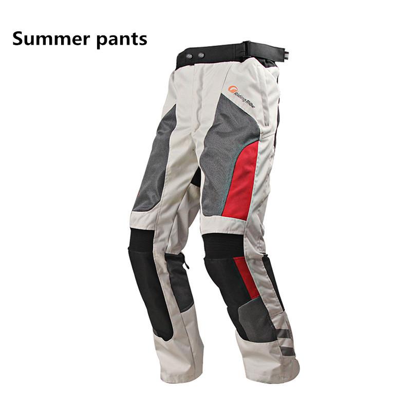 Motorcycle Pants Summer Breathable Winter Warm Motorbike Riding Protective Waterproof Trousers with free Liner and Kneepads HP12 XL