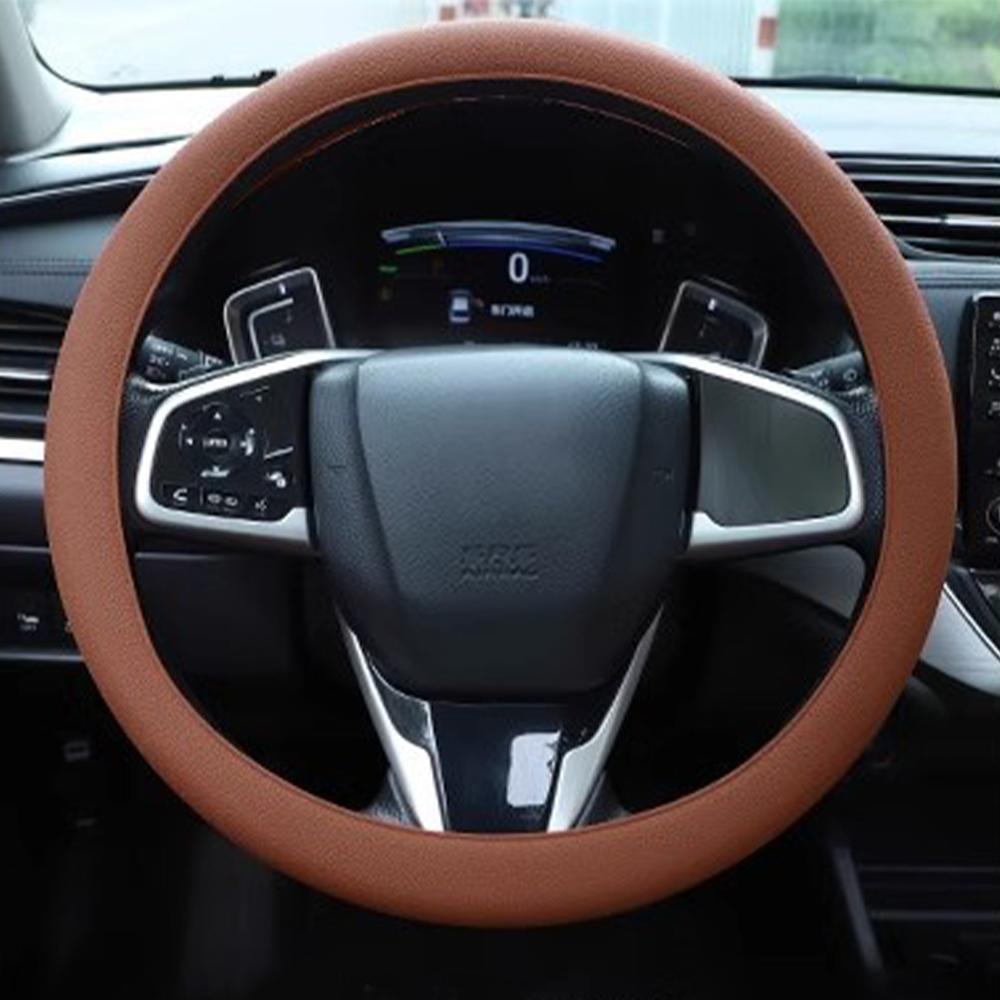 1 Pc Ultra Thin Anti Slip Car Steering Wheel Protective Cover, Silicone Steering Wheel Protective Cover