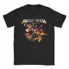 Novelty Heavy Metal Helloween Band T-Shirt Men Crew Neck Cotton T Shirt German Power Rock Short Sleeve Tees Unique Merchandise
