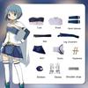 Madoka Puella Magi Magica Miki Sayaka Cosplay Costume Japanese Anime Style