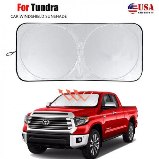 For Toyota Tundra Car Windshield Sun Visor Shade Anti UV Foldable Sun Cover