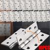 2-10PCS Furniture Cabinet Door Hinges Stainless Steel Wooden Box Folding Butt Hinges Drawer Fitting Closet Hinge Hardware Tools