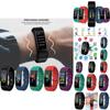 New 115plus Color Screen Smart Bracelet Waterproof Sports Bluetooth Heart Rate Blood Pressure Gift