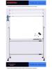 Finches Mobile Double-Sided Magnetic Blackboard/Whiteboard Stand for Home, Office, and Teaching.