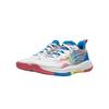 Li Ning Kids Long Fist V2 Performance Sports Comfortable Durable Breathable Low Top Basketball Shoes Kids Basketball Shoes White Blue YKBU026-31