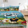 3pcs Angry Birds Duvet Cover Set, 1 Duvet Cover + 2 Pillowcases (No Insert), High-Definition Print, Home & Dorm Set yy251208002