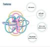 Manhattan Ball Baby Sensory Teether Grasp Toy