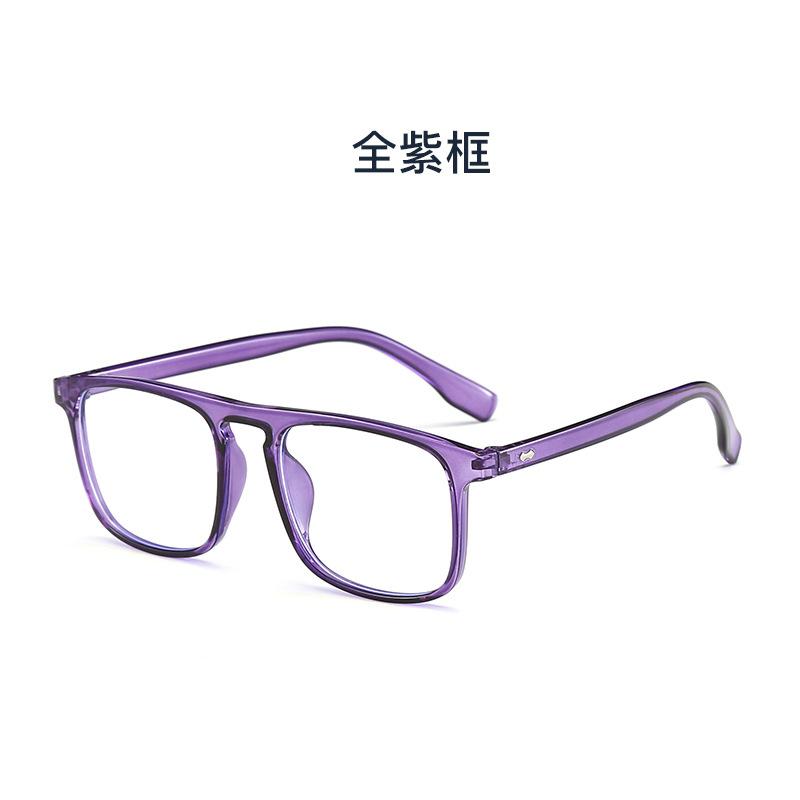 Gjennomsiktig datamaskinbrilleinnfatning Kvinner Menn Antiblått lys firkantede briller Blokkeringsbriller Optiske briller