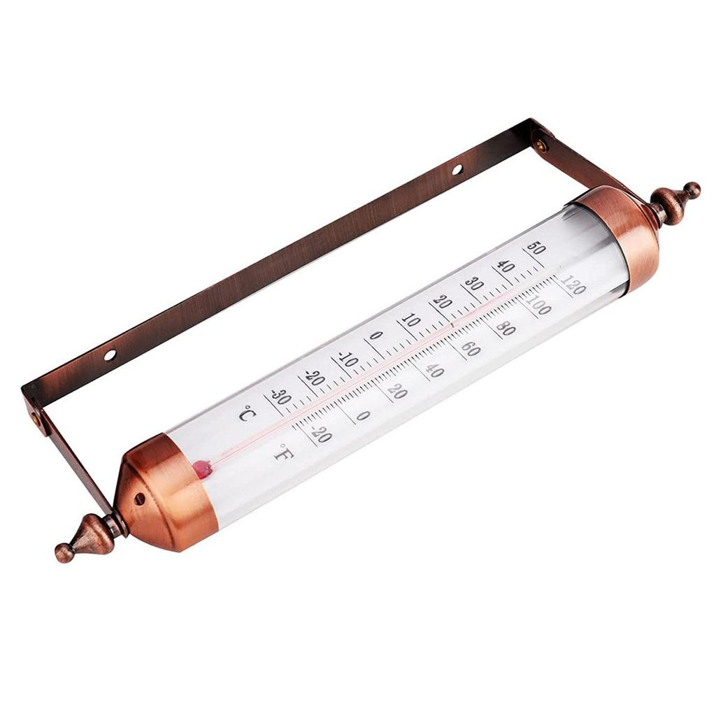 Buy Outdoor ThermometerWall Thermometer with Bronze Design,Stylish