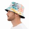 Reversible Brushed Printed Hat Printed Sun Cap Unisex Design Bucket Hat  Outdoor Travel