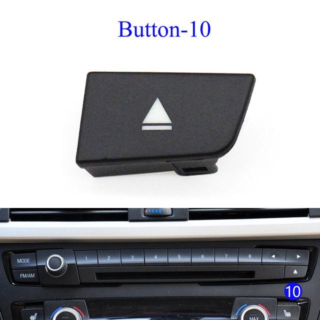 Dashboard Console Air Conditioning AC Vent CD Player Control Cap AC Button Key Replacement For BMW F20 F21 F22 F30 F35 F34 F36