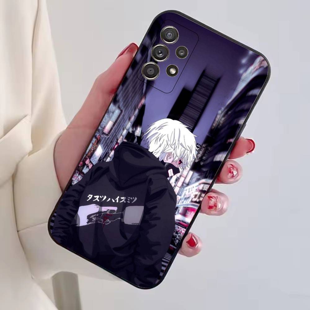 Tokyo G-Ghoul Kaneki Ken Anime Phone Case Black Silicone Soft For Samsung S25,S24,S21,S22,S23,S30,Ultra,S20,Plus,Fe,Lite