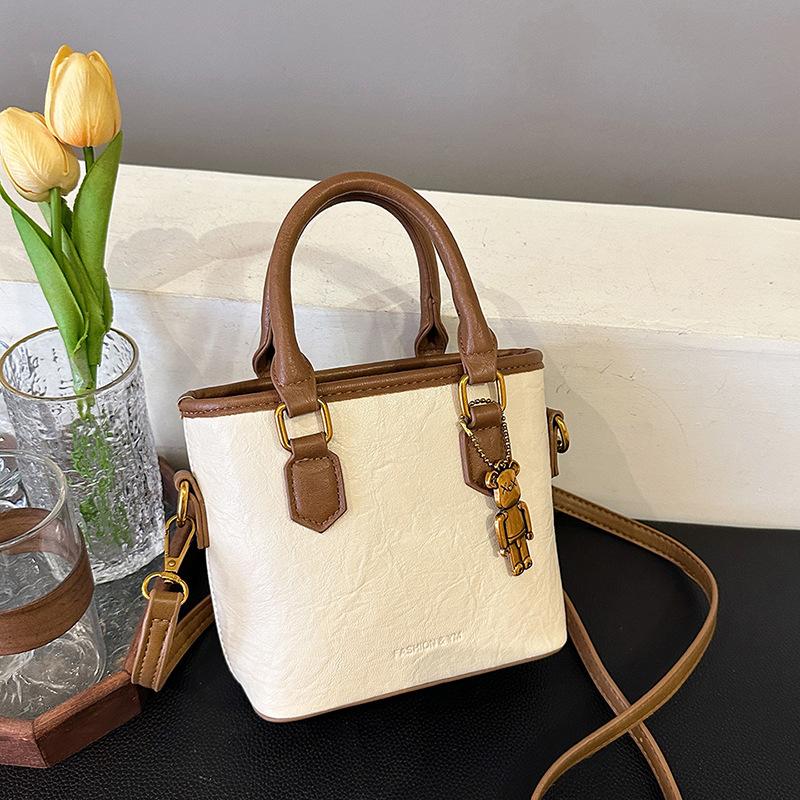 Handtasche Damentasche Premium Neu Beliebt Schulter Trend Textur Retro Tragbar Umhängetasche